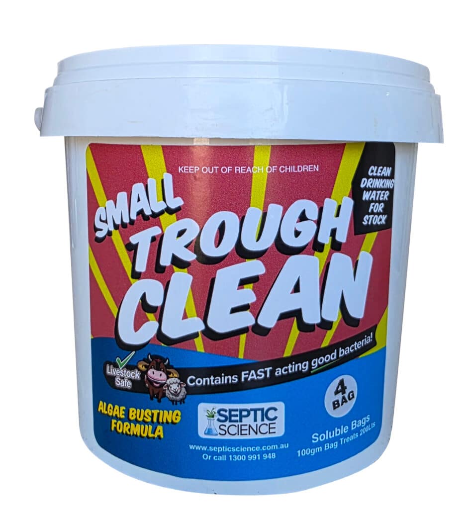 Trough Clean (small) – 4 x 100gm bags – (treats 200L/bag) | Septic Science